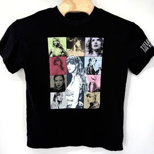 Taylor Swift The Eras Concert Tour 2023 Official Merch T shirt‎ Sz Small Black